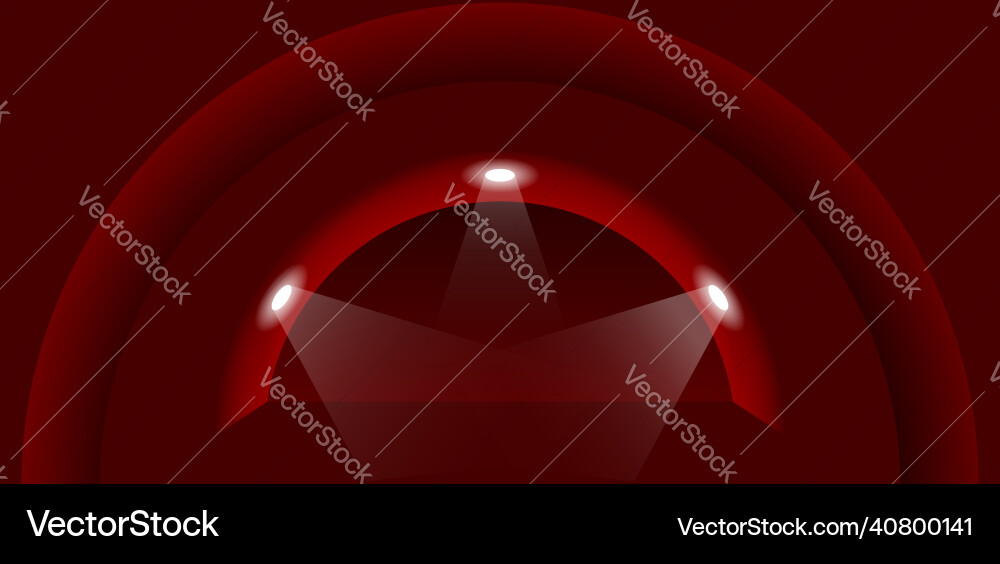 Gradient red background empty space studio room Gradient red background empty space studio room vector image