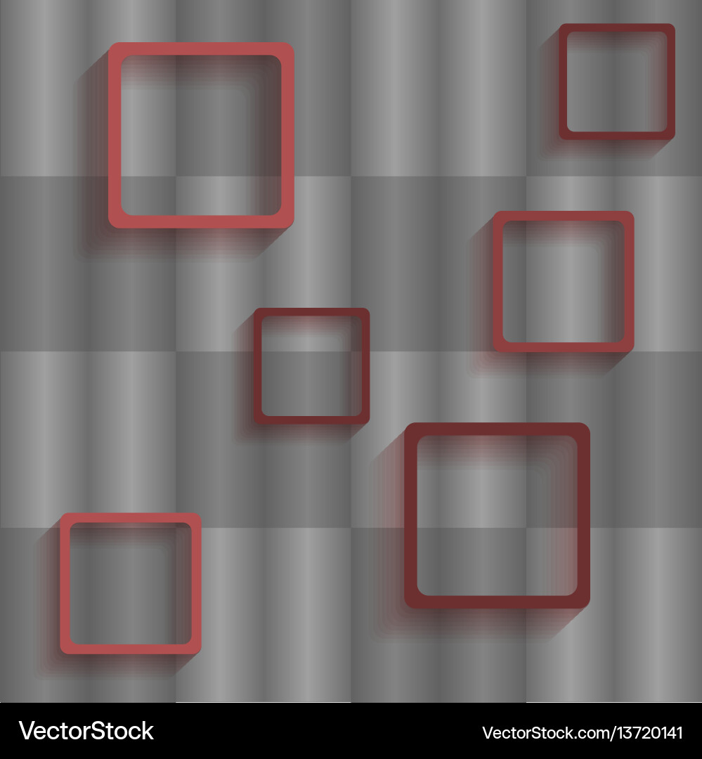 Pattern with squares vector image
