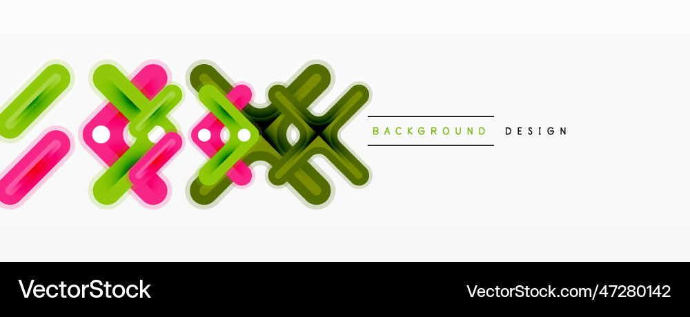 Cross line background minimal geometric template Cross line background minimal geometric template vector image