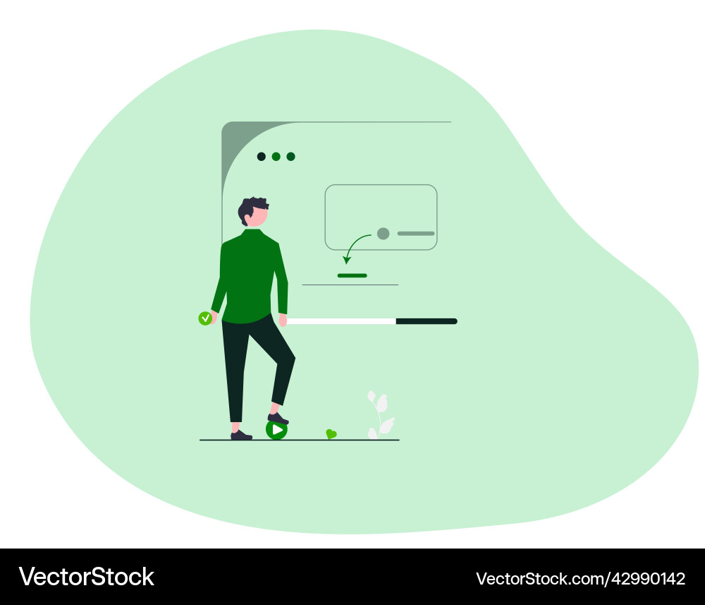 Idea creation flat style design vector image