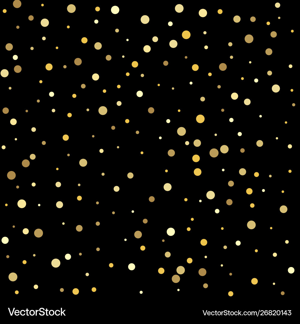 Golden dots on a square background texture Golden dots on a square background texture vector image