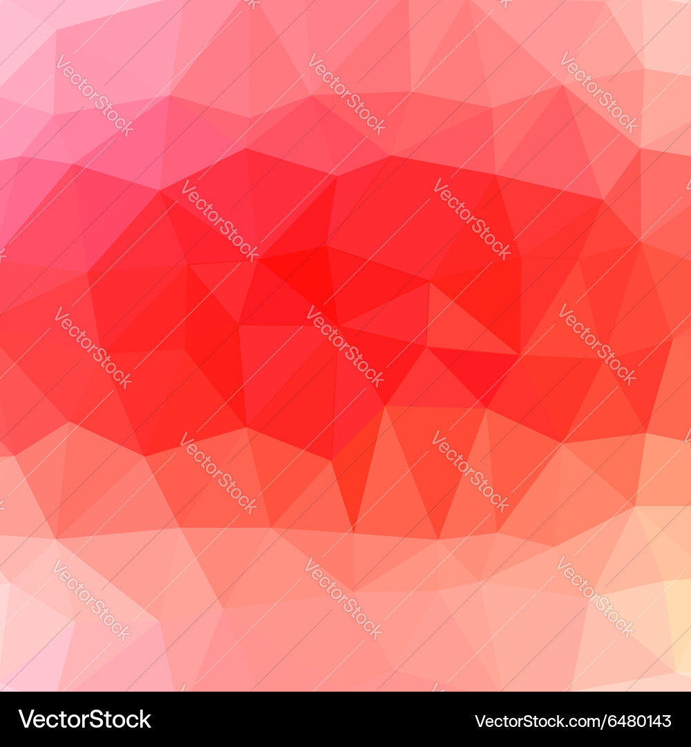 Red polygonal pattern Vector Image