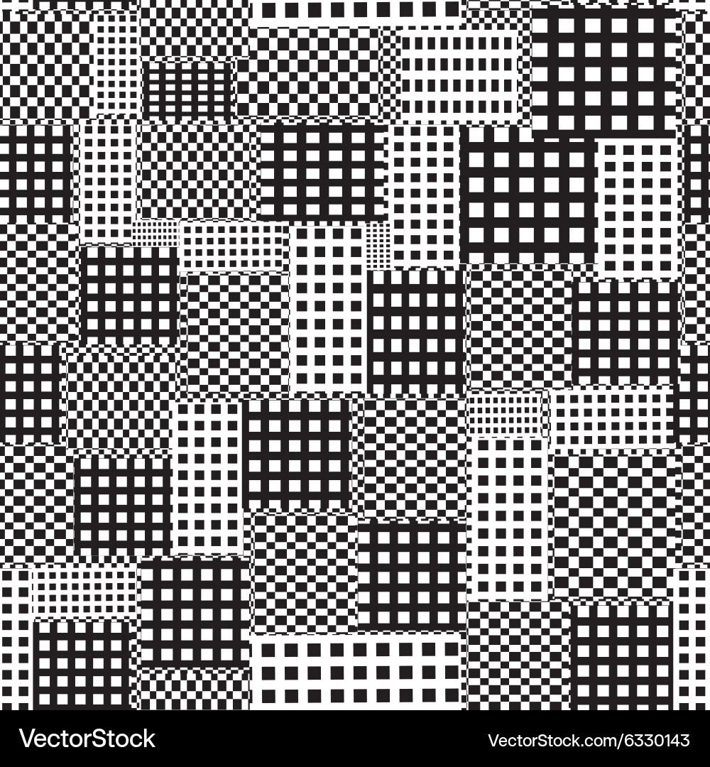 Seamless abstract pattern of squares Vector Image
