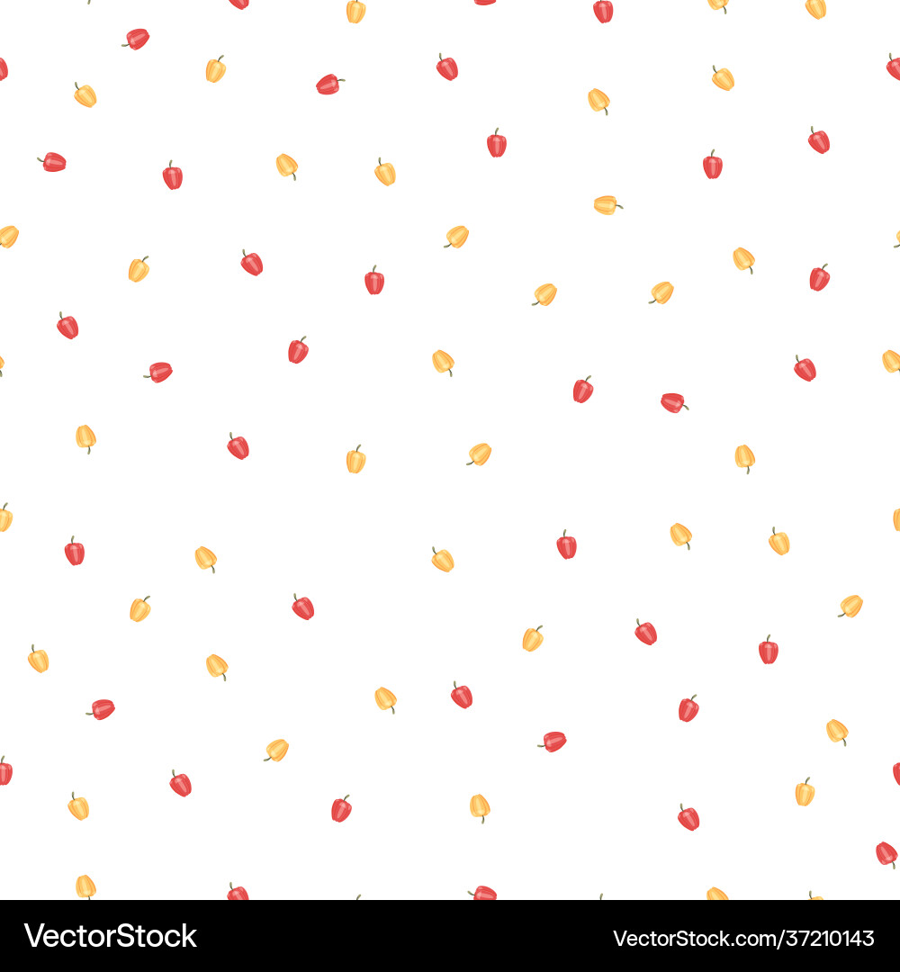 Seamless pattern with colorful vegetables Seamless pattern with colorful vegetables vector image