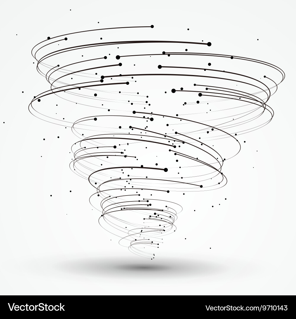 Tornadoabstract graphics vector image