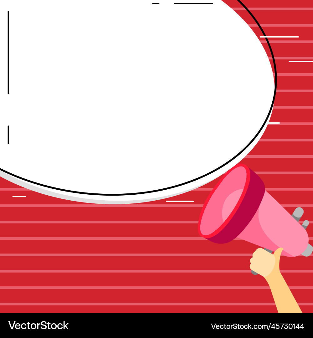 Bright of megaphone making loudly brand new Bright of megaphone making loudly brand new Vector Image