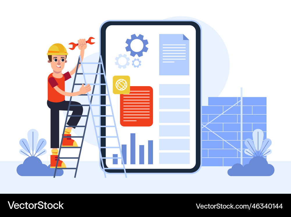 Flat design bim Royalty Free Vector Image - VectorStock
