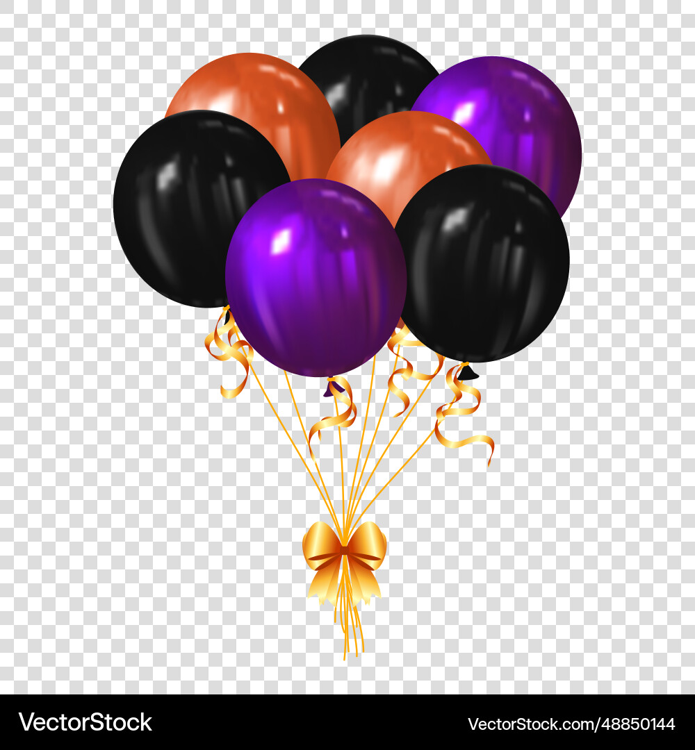 Holiday decoration and party concept bunch of air Holiday decoration and party concept bunch of air vector image