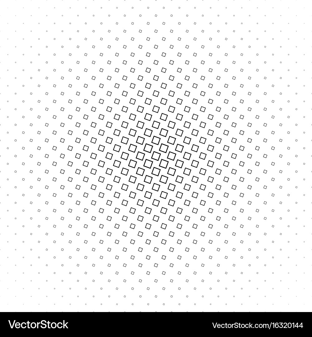 Monochrome square pattern - abstract background vector image