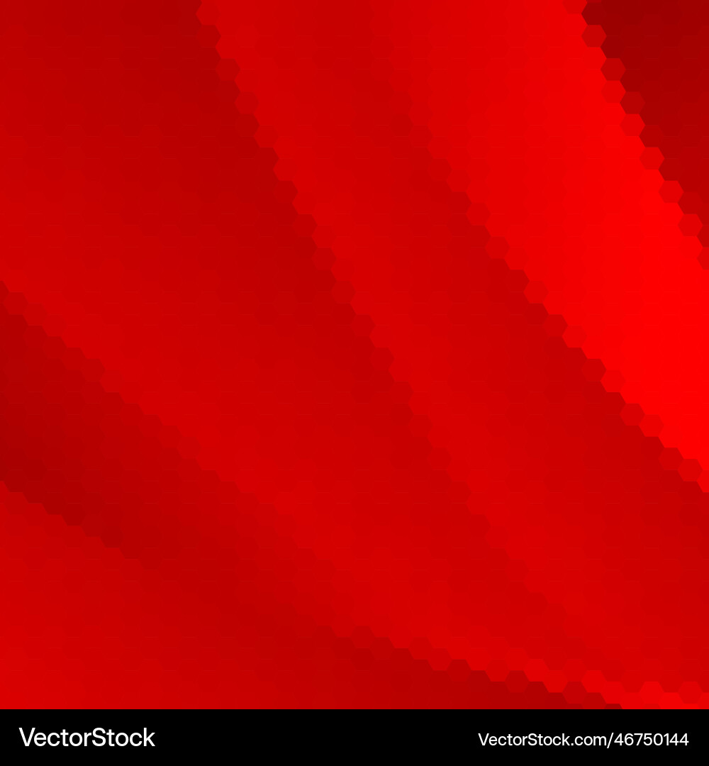 Red pattern hexagon abstract geometric Vector Image