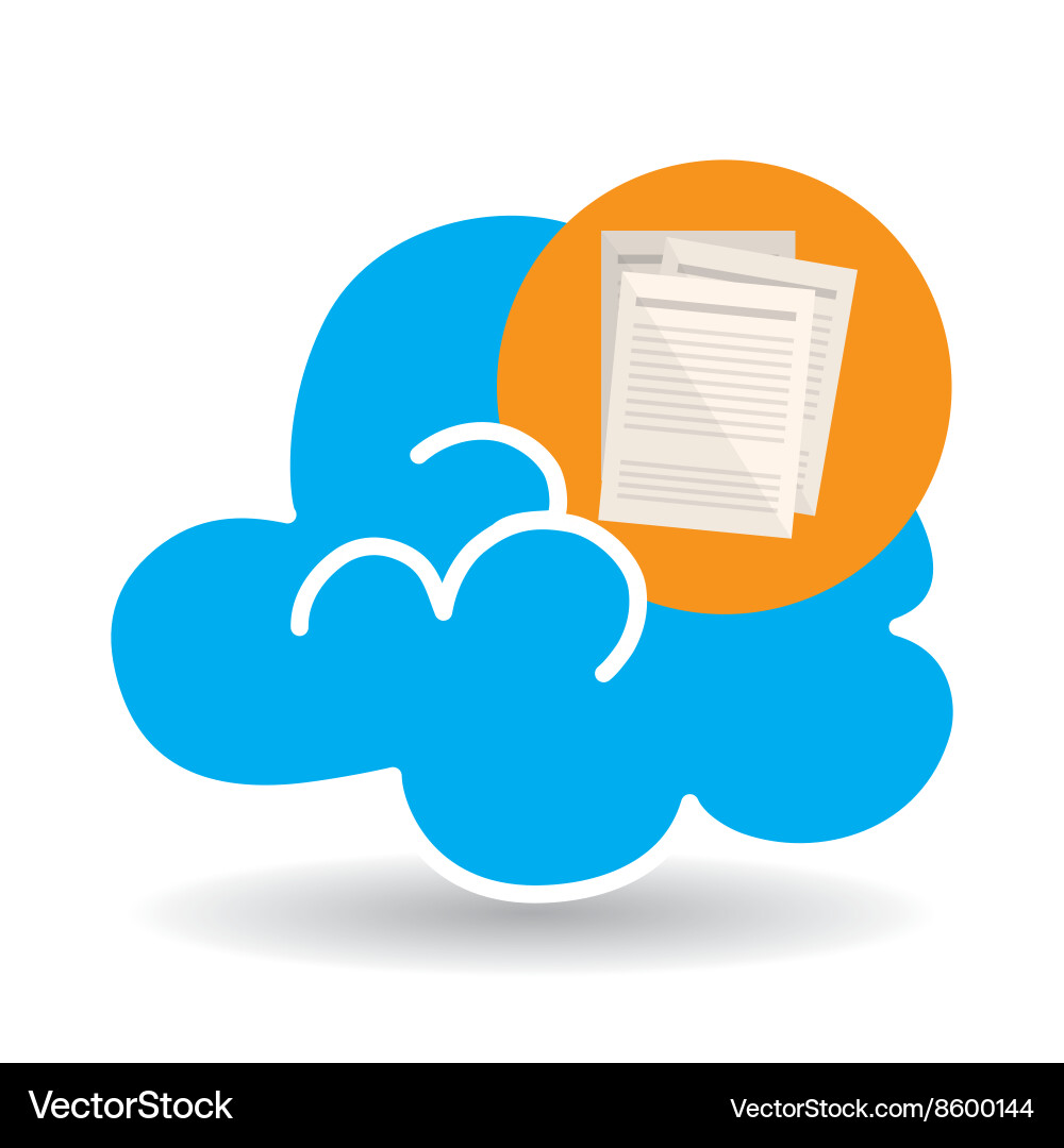 Security system design technology vector image