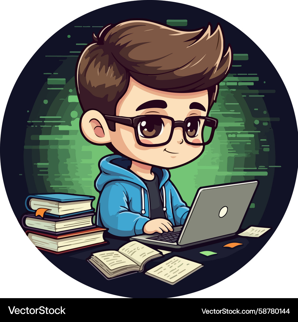 Software Developer Technology Vector Image
