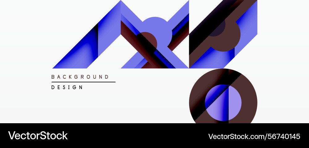 Abstract geometric shapes overlap creating Abstract geometric shapes overlap creating vector image