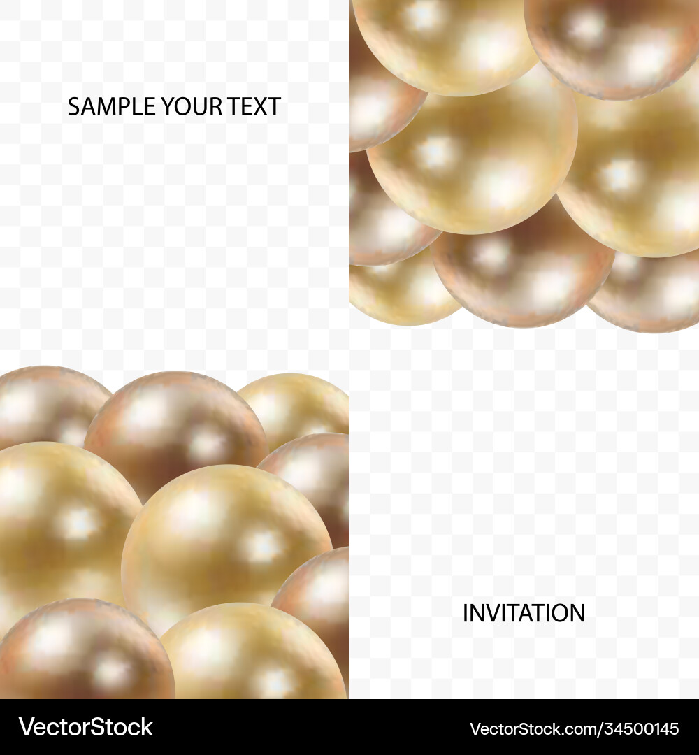 Background with render 3d balls round sphere vector image
