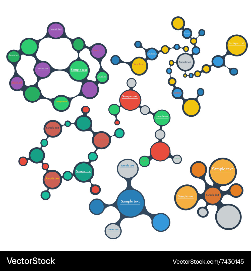 Five structures image vector image