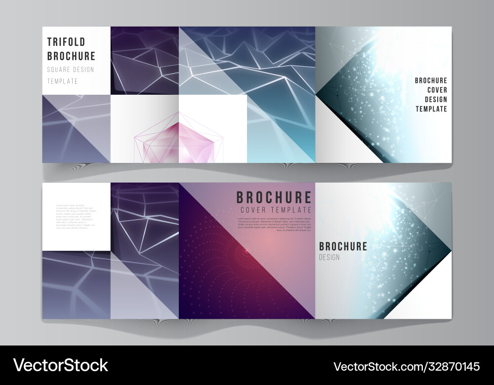 Layout square format covers design Layout square format covers design vector image