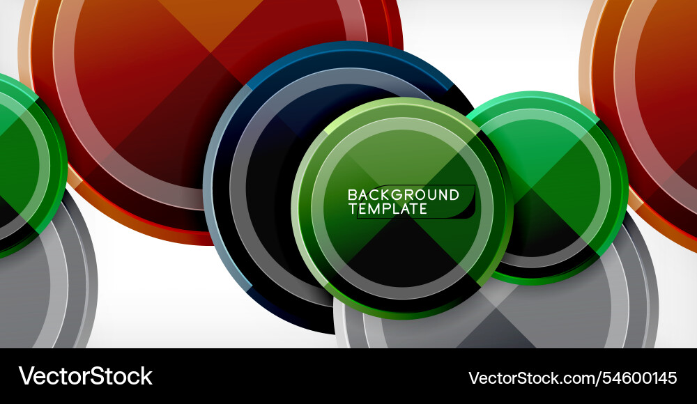 Minimal geometric abstract background circle Vector Image