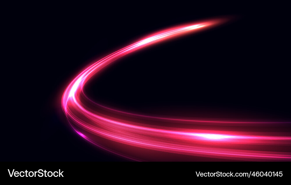 Modern abstract high-speed movement red dynamic Vector Image