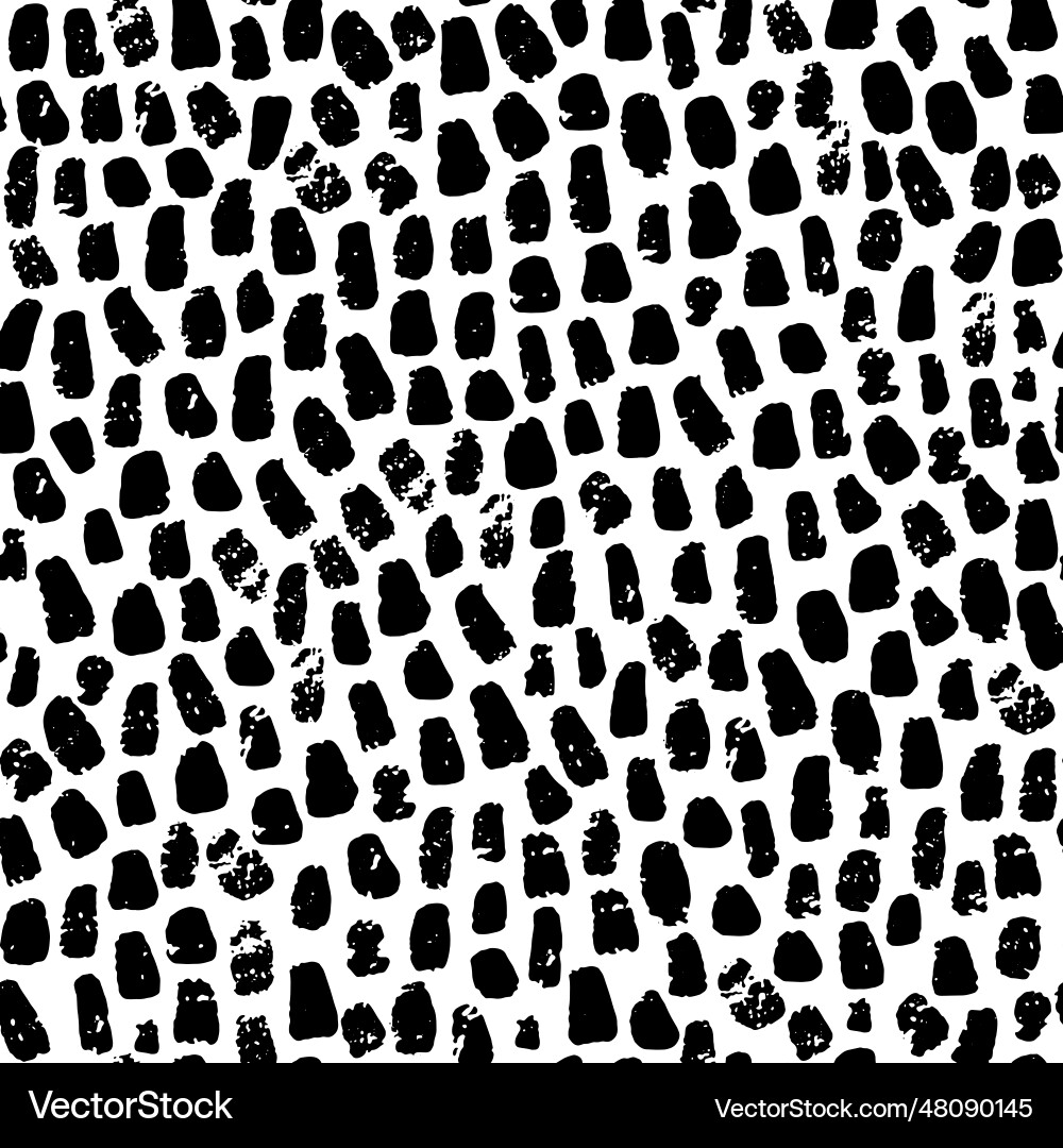 Seamless pattern repeatable texture with hand vector image