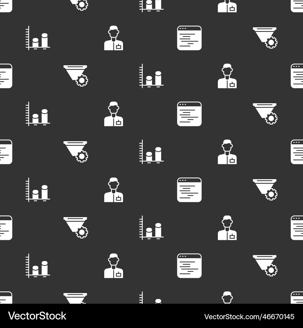 Set software filter setting data analysis Set software filter setting data analysis vector image