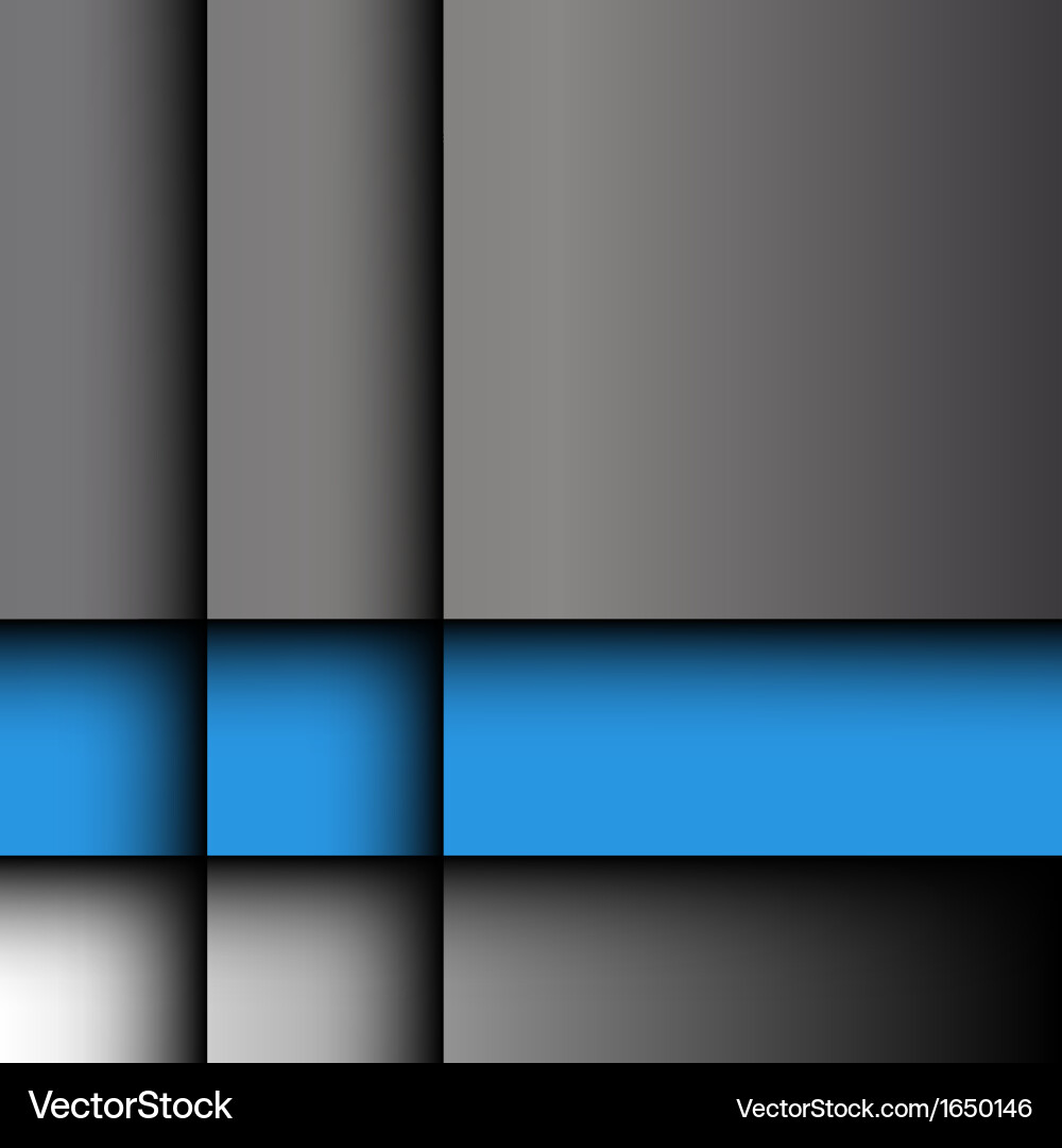 Abstract background with paper layers and shadows vector image