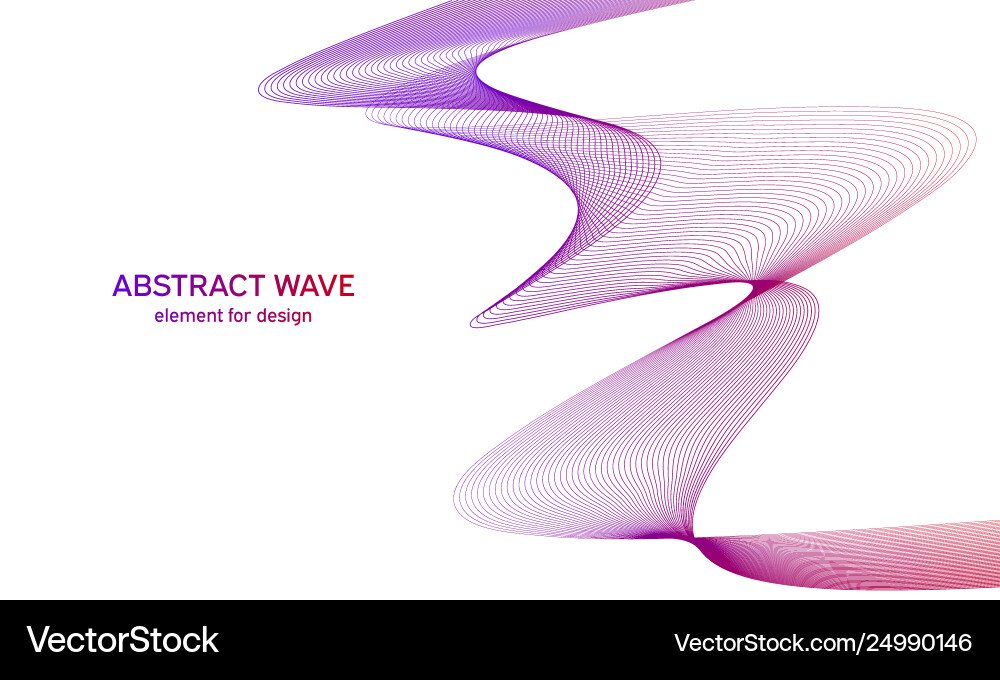 Abstract colorful wave element for design Abstract colorful wave element for design vector image