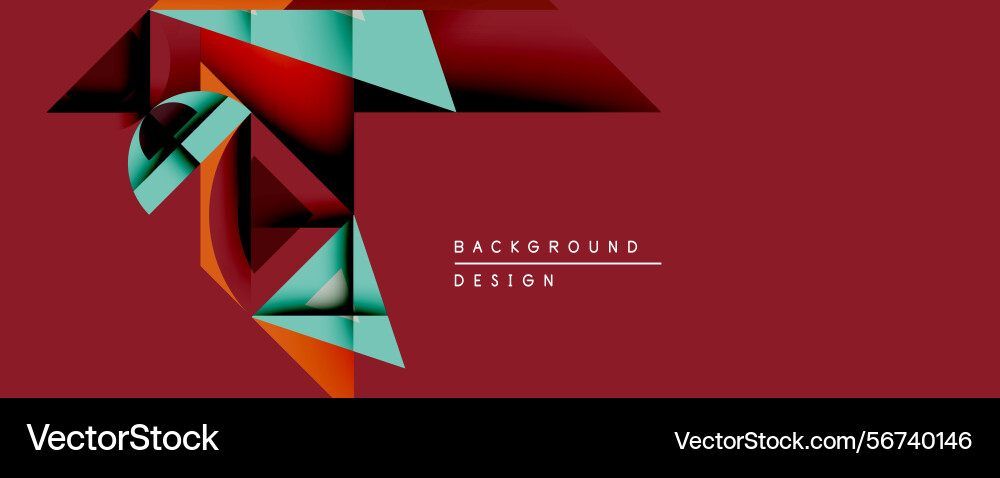 Abstract geometric shapes overlap creating Abstract geometric shapes overlap creating vector image