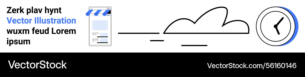 Cloud synchronization with multimedia and time Cloud synchronization with multimedia and time vector image