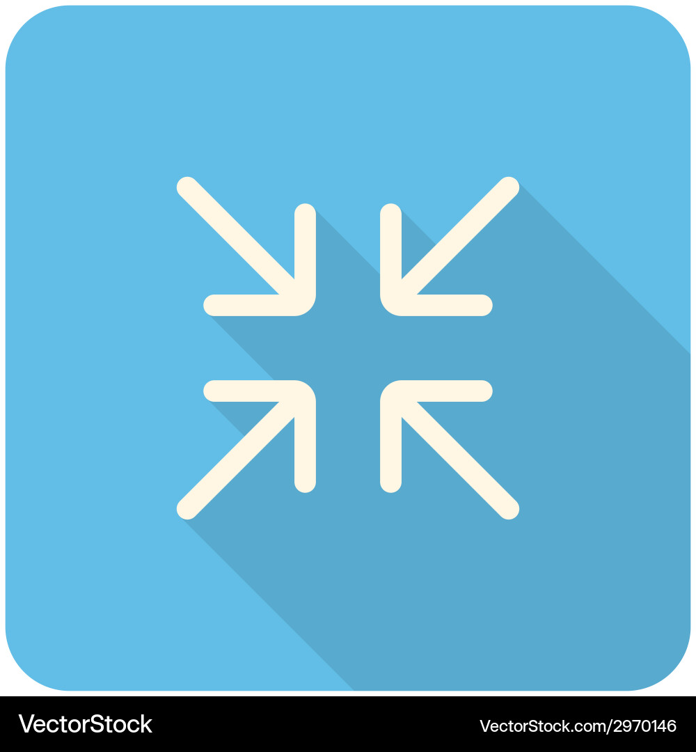 Exit full screen icon Vector Image