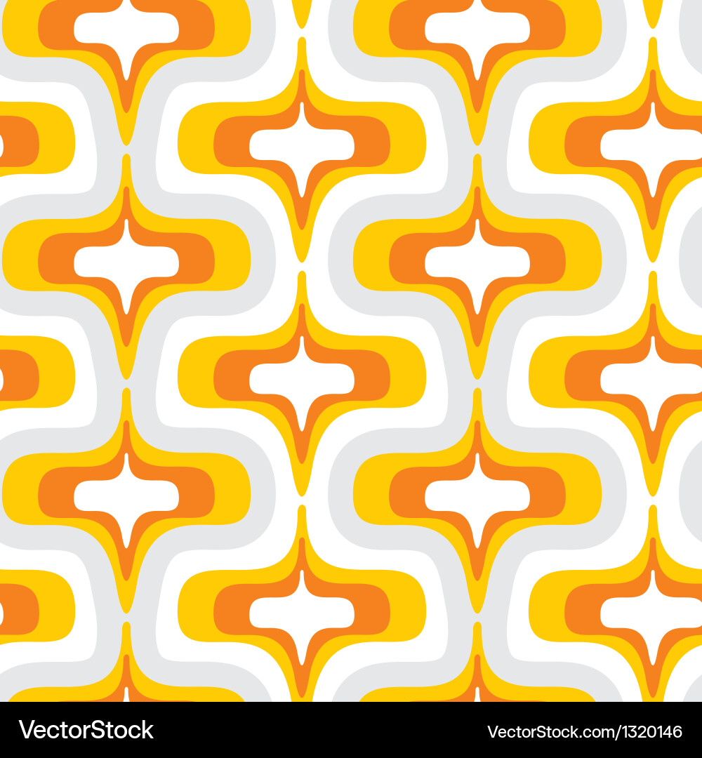Retro pattern background vector image