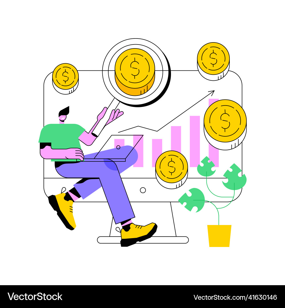 Sales index abstract concept Sales index abstract concept vector image