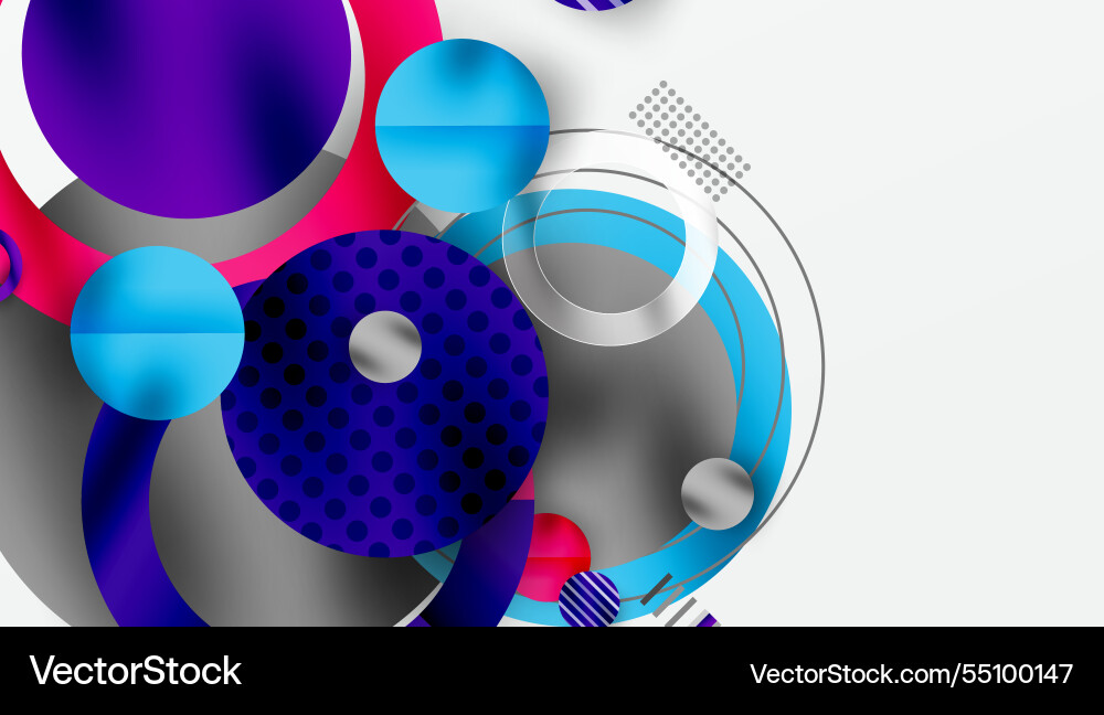 Abstract geometric background with overlapping Abstract geometric background with overlapping Vector Image