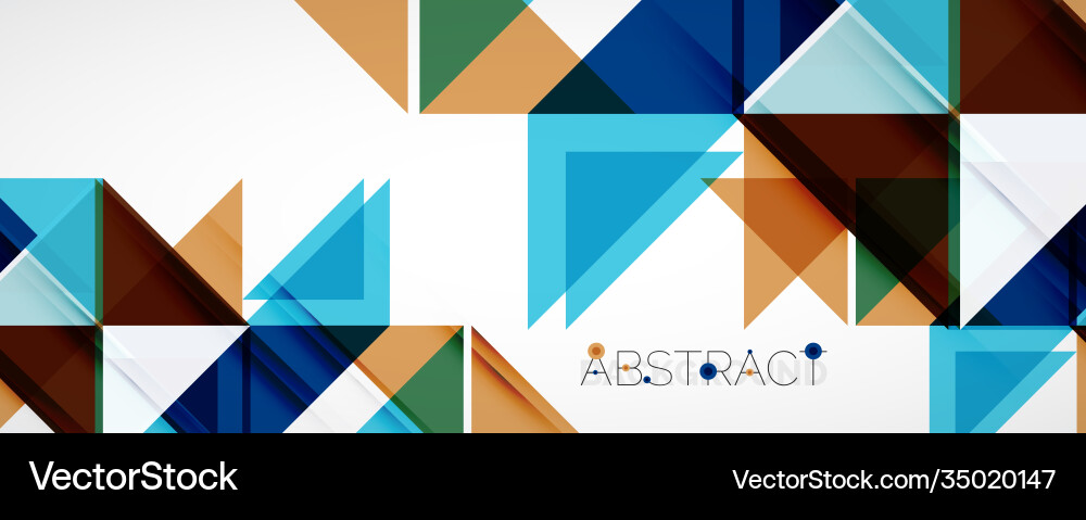 Geometric abstract background techno color Geometric abstract background techno color vector image