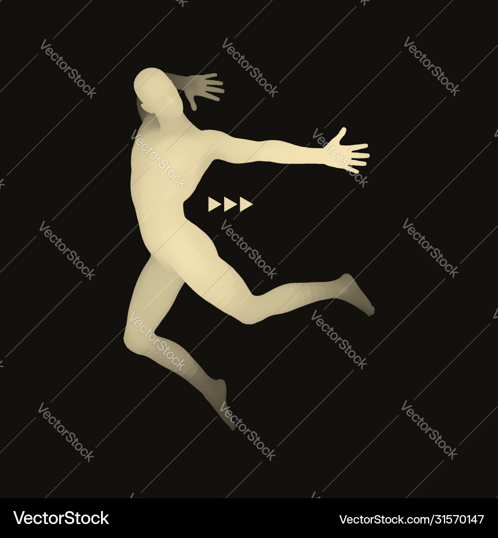 Man is posing and dancing silhouette a dancer Man is posing and dancing silhouette a dancer vector image