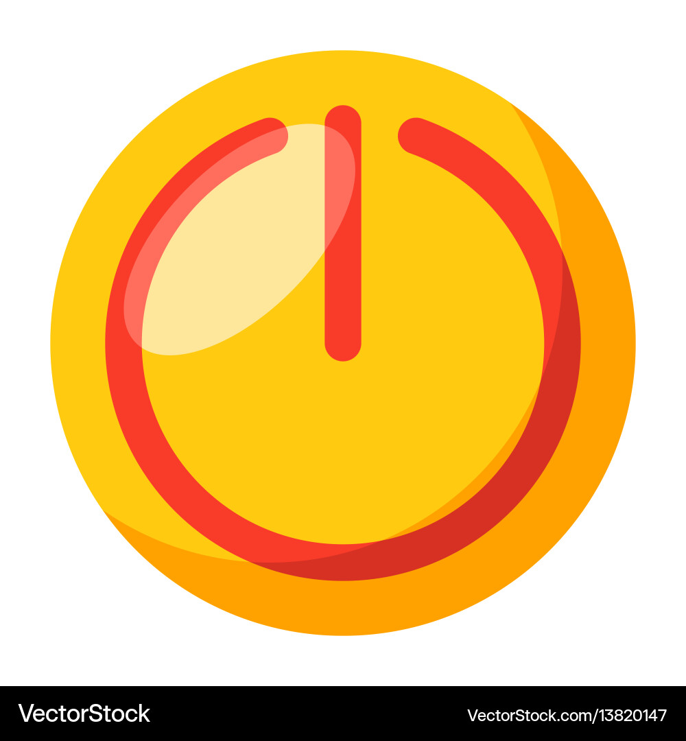 Power Button Icon vector image