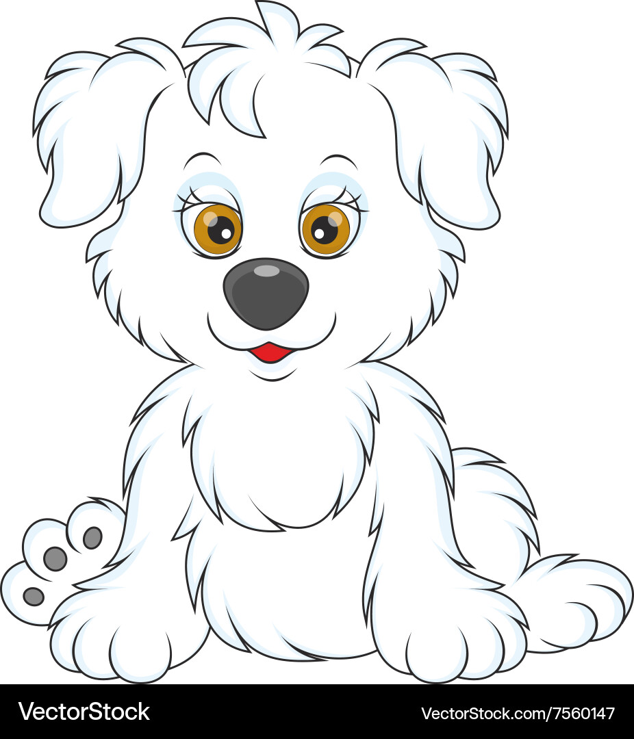 Puppy vector image