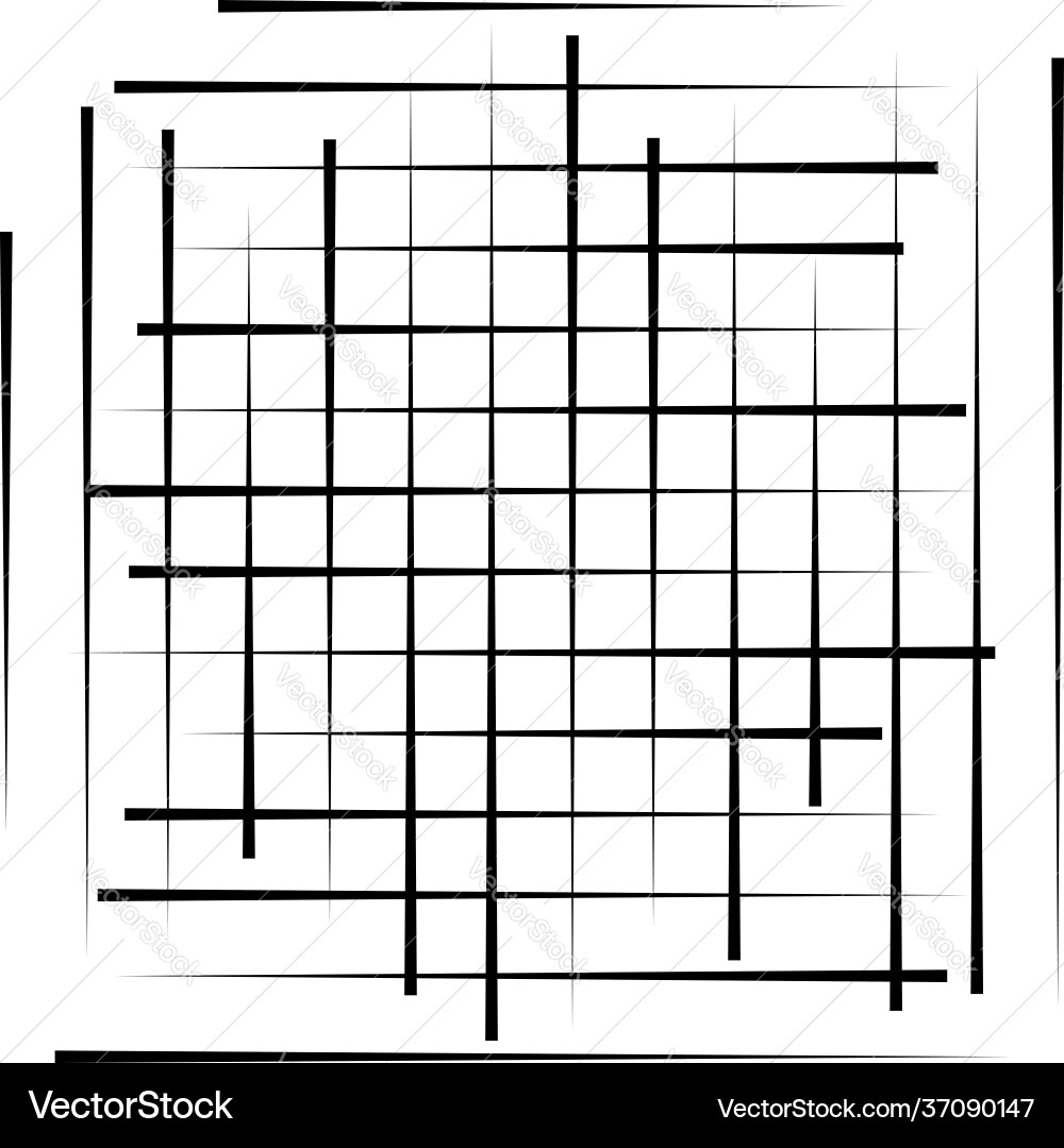 Random lines grid mesh matrix grille grating Random lines grid mesh matrix grille grating vector image