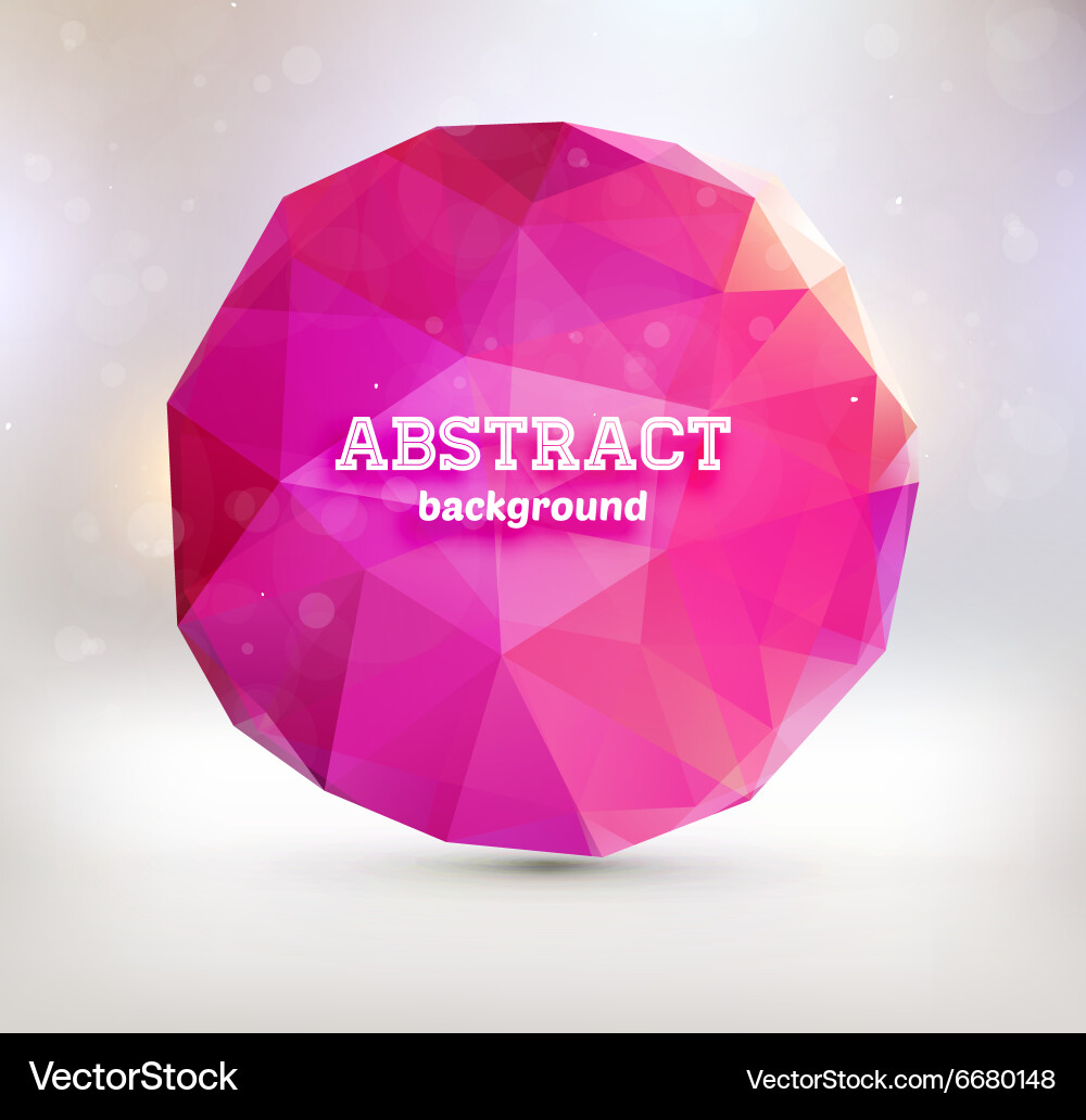 Abstract triangular design vector image