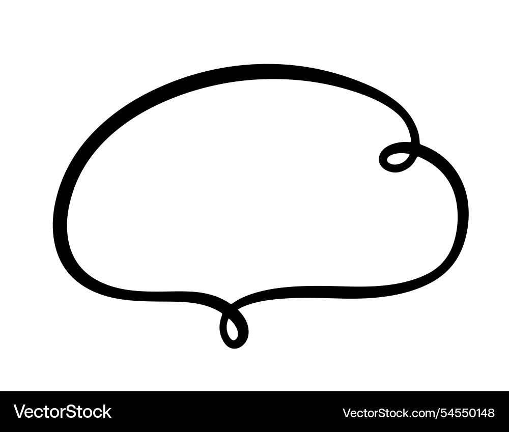 Chat speech bubble message text cloud shape Chat speech bubble message text cloud shape vector image