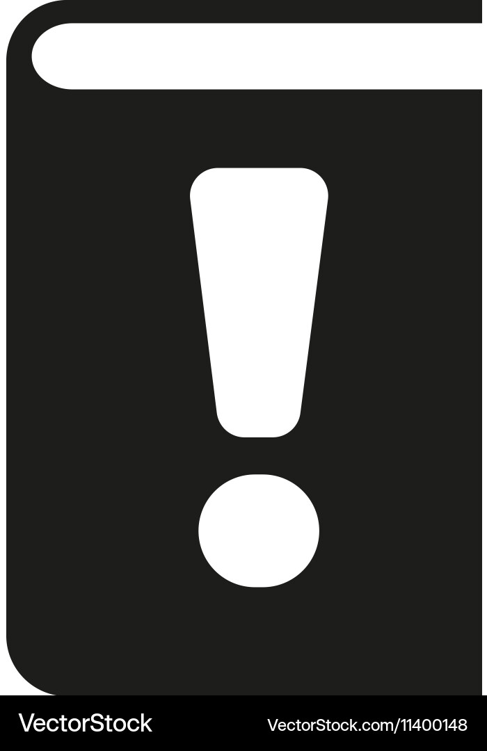 Manual Icon Symbol - Information Vector Image