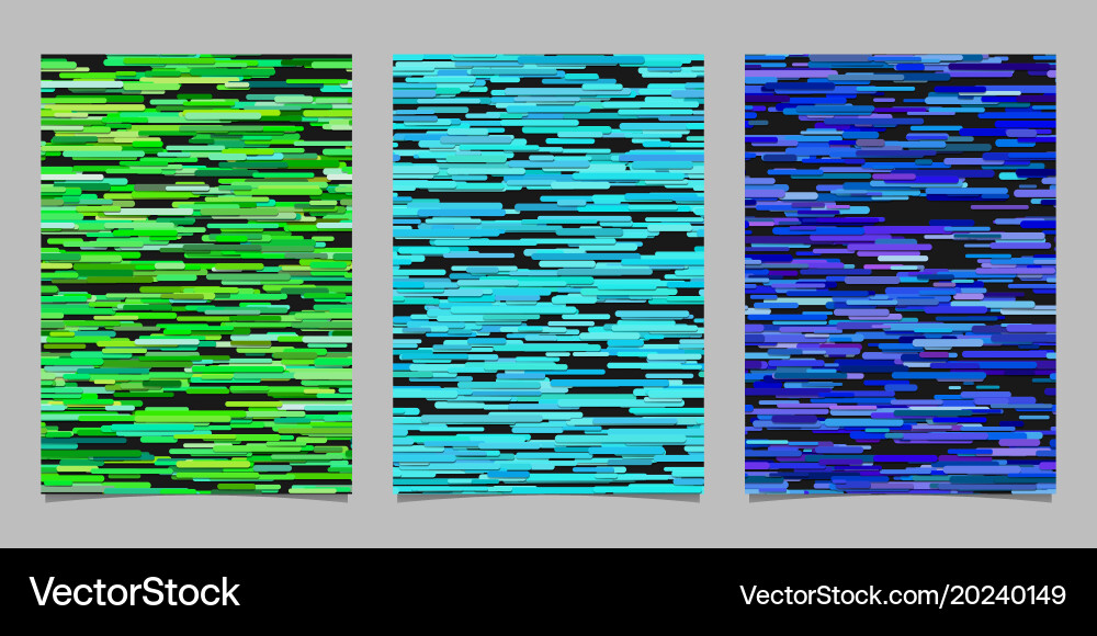 Abstract horizontal rounded stripe background vector image