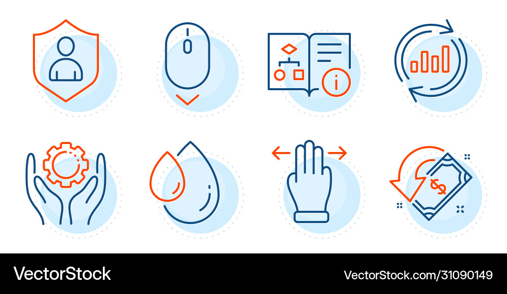 Cashback multitasking gesture and technical Cashback multitasking gesture and technical vector image