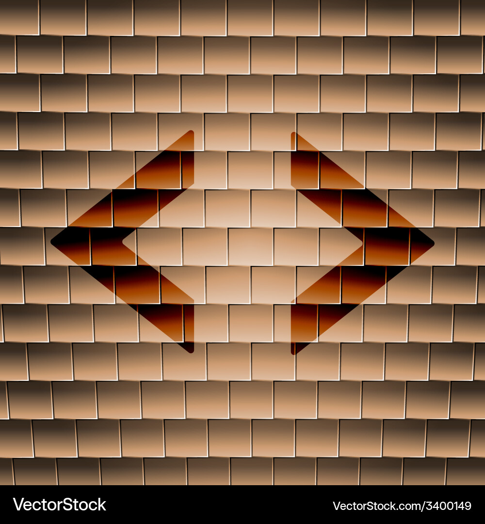 Code icon symbol flat modern web design with long Vector Image