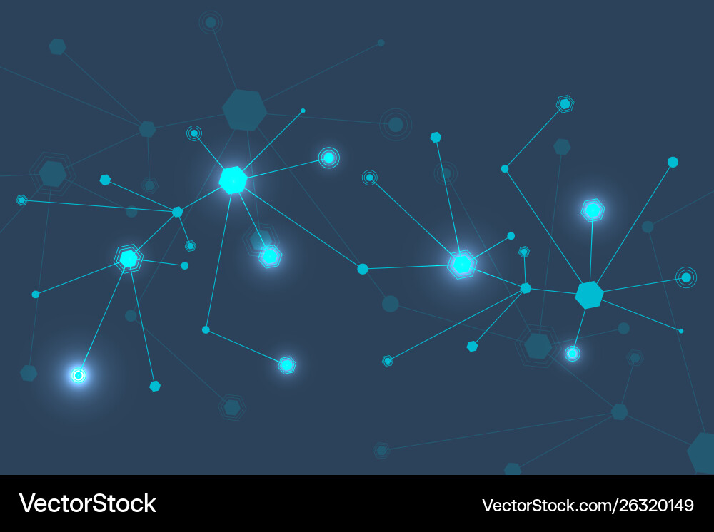 Geometric abstract background with connected line Geometric abstract background with connected line vector image