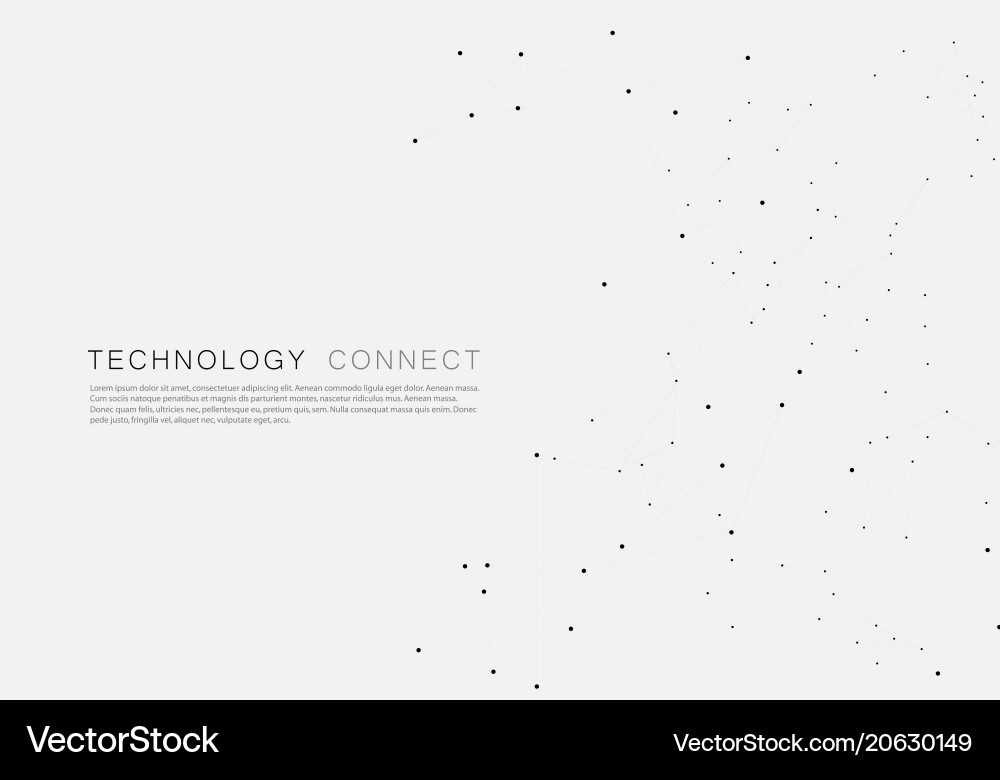 Molecule connection structure of neurons chain Molecule connection structure of neurons chain vector image