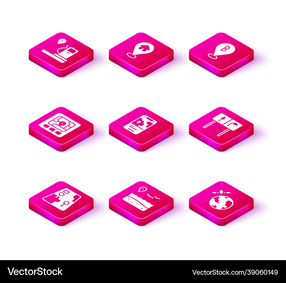Set city map navigation location with beach gps Set city map navigation location with beach gps vector image