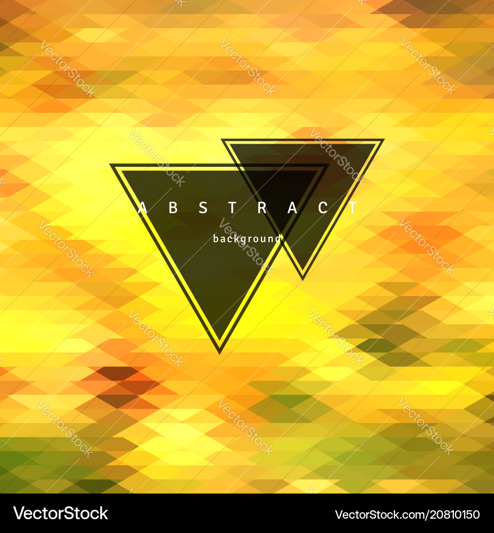 Abstract triangle background mosaic design Abstract triangle background mosaic design vector image