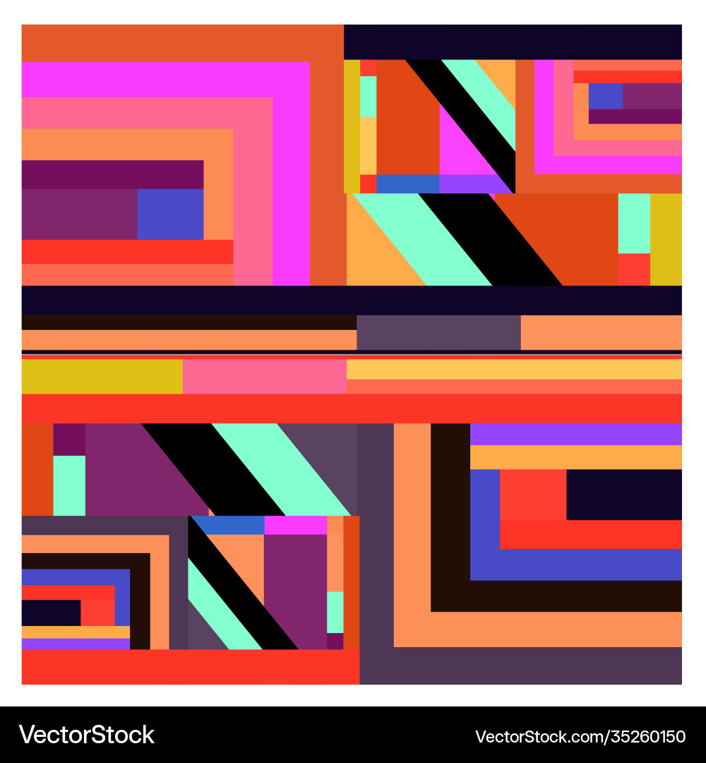 Colorful geometric and curve background pattern Colorful geometric and curve background pattern Vector Image