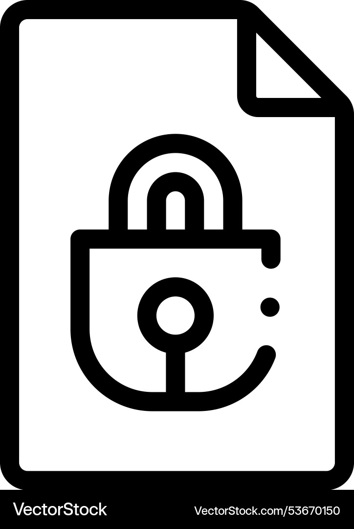 Datei-Symbol dünne lineare Stil Design isoliert Datei-Symbol dünne lineare Stil Design isoliert vektorbild