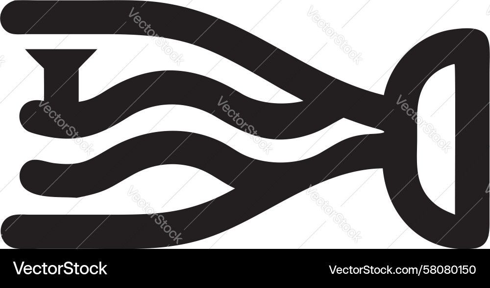 Dynamic Fluid Waves in Glass Container Vector Image